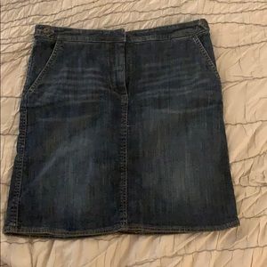 Women’s Lands End Denim Skirt